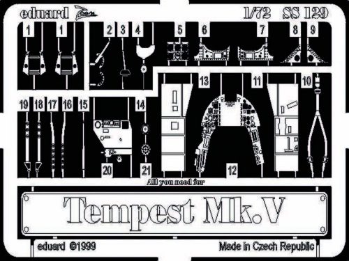 Eduard Tempest Mk.V 1:72 (SS129)