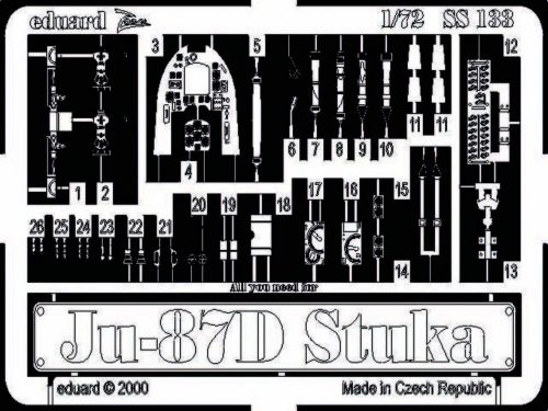 Eduard Ju-87D Stuka 1:72 (SS133)