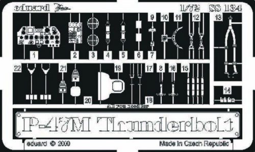 Eduard P-47M Thunderbolt 1:72 (SS134)