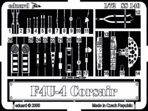 Eduard F4U-4 Corsair 1:72 (SS140)