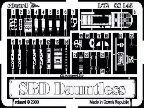 Eduard SBD Dauntless 1:72 (SS145)