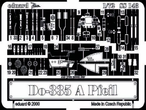 Eduard Do-335 A Pfeil 1:72 (SS148)