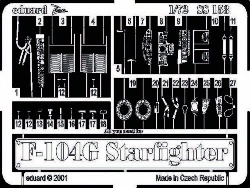 Eduard F-104G Starfighter 1:72 (SS153)