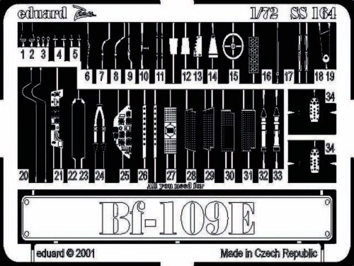 Eduard Bf-109E 1:72 (SS164)