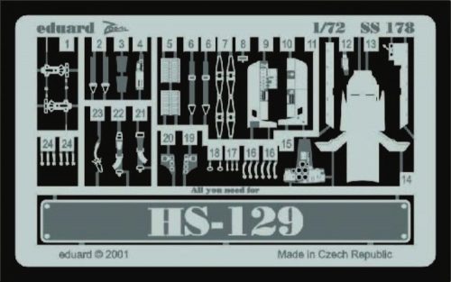 Eduard Henschel Hs-129 1:72 (SS178)