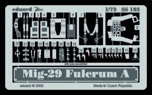 Eduard MiG-29 Fulcrum A 1:72 (SS183)