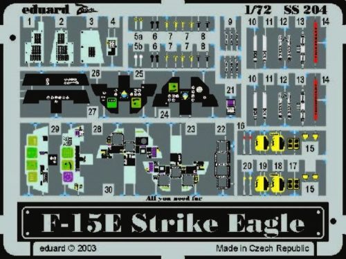 Eduard F-15E Strike Eagle 1:72 (SS204)