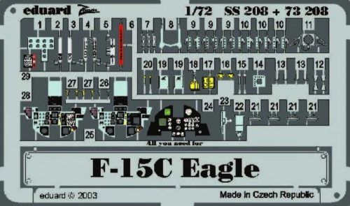 Eduard F-15C Eagle 1:72 (SS208)