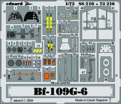 Eduard Bf-109G-6 1:72 (SS210)