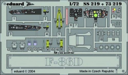 Eduard F-86D Sabre Dog 1:72 (SS219)