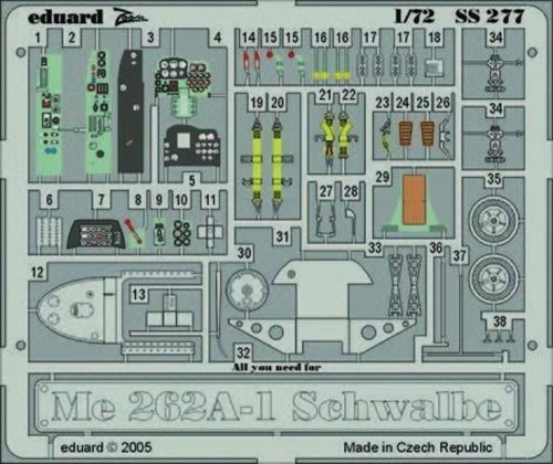 Eduard Me 262A-1 Schwalbe SS277 1:72 (SS277)