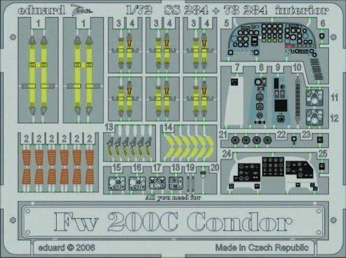 Eduard Fw 200C Condor interior für Revell-Bausatz 1:72 (SS284)