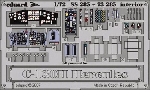 Eduard C-130H Hercules  interior 1:72 (SS285)