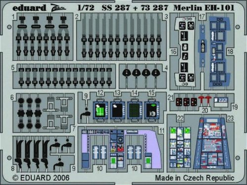 Eduard Merlin EH-101 für Italeri-Bausatz 1:72 (SS287)