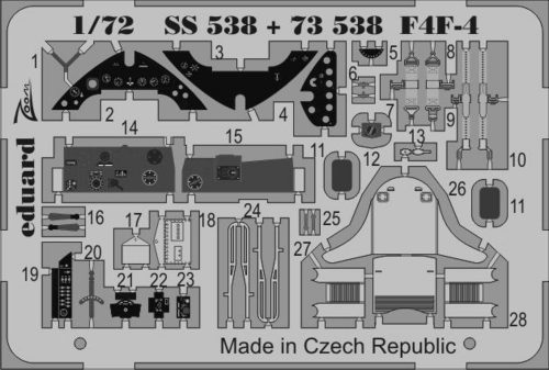 Eduard F4F-4 for Airfix 1:72 (SS538)