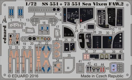 Eduard Sea Vixen FAW.2 for Cyber Hobby 1:72 (SS551)