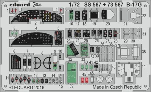 Eduard B-17G for Airfix 1:72 (SS567)