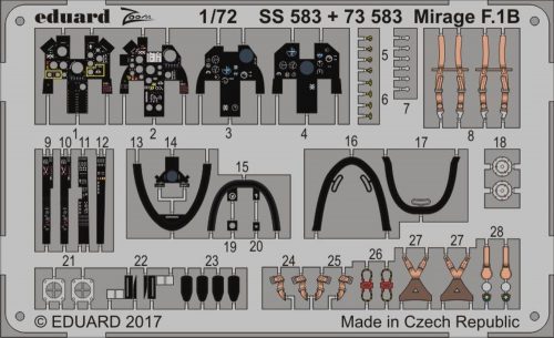 Eduard Mirage F.1B for Special Hobby 1:72 (SS583)