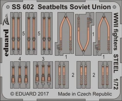 Eduard Seatbelts Soviet Union WW2 fighters STEE 1:72 (SS602)