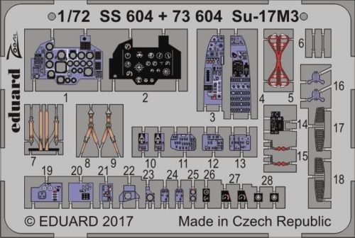 Eduard Su-17M3 for Modelsvit 1:72 (SS604)