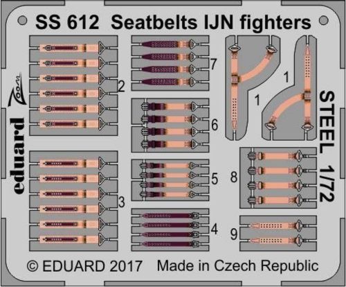 Eduard Seatbelts IJN fighters STEEL 1:72 (SS612)