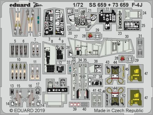 Eduard F-4J for Academy 1:72 (SS659)