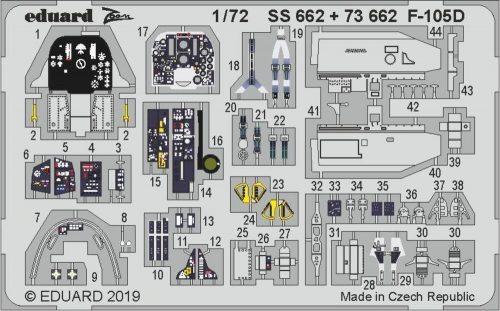 Eduard F-105D for Trumpeter 1:72 (SS662)