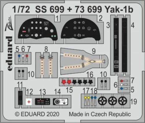 Eduard Yak-1b for Arma Hobby 1:72 (SS699)