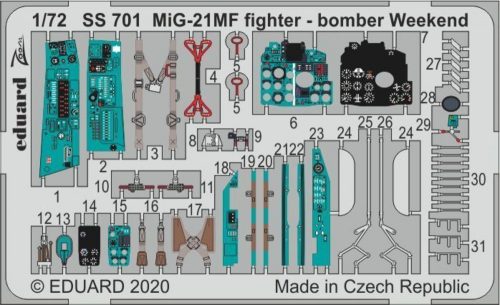 Eduard MiG-21MF fighter-bomber Weekend for Eduard 1:72 (SS701)