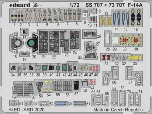 Eduard F-14A for Academy 1:72 (SS707)