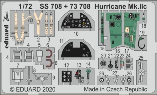 Eduard Hurricane Mk.IIc for Arma Hobby 1:72 (SS708)