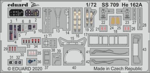 Eduard He 162A for Special Hobby 1:72 (SS709)