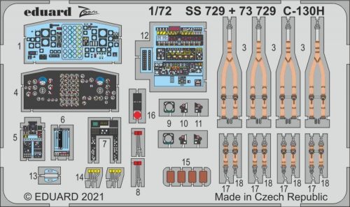 Eduard C-130H for Zvezda 1:72 (SS729)