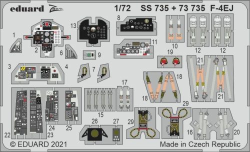 Eduard F-4EJ 1/72 FINE MOLDS 1:72 (SS735)