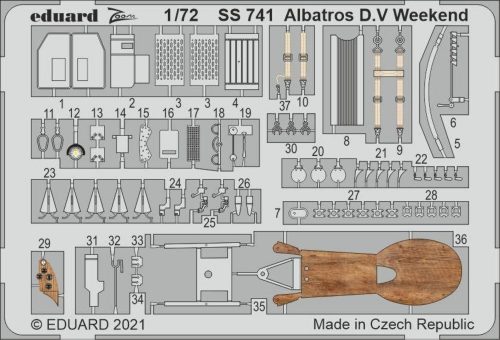 Eduard Albatros D.V Weekend 1/72 for EDUARD 1:72 (SS741)