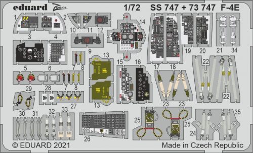 Eduard F-4E 1/72 for FINE MOLDS 1:72 (SS747)