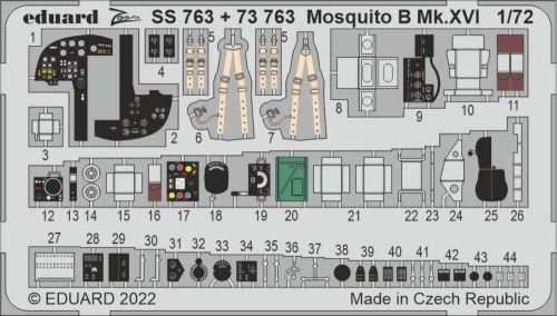 Eduard Mosquito B Mk.XVI for AIRFIX 1:72 (SS763)