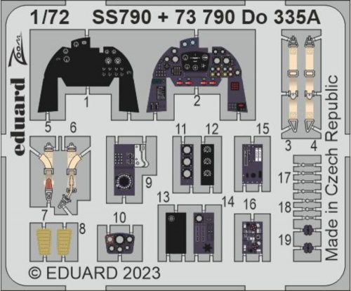 Eduard Do 335A for HOBBY 2000 / DRAGON 1:72 (SS790)