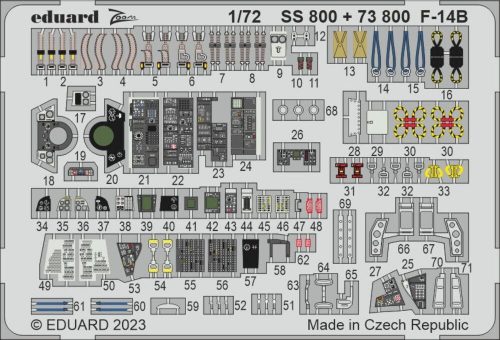 Eduard F-14B 1/72 ACADEMY 1:72 (SS800)