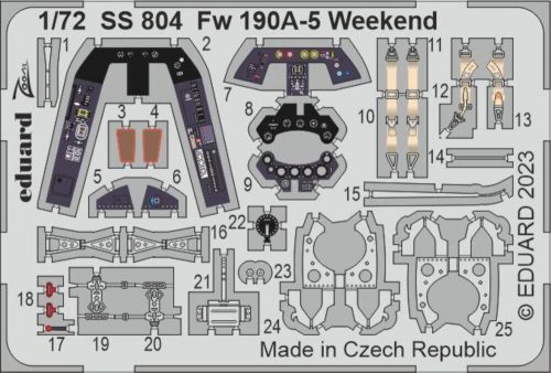 Eduard Fw 190A-5 Weekend 1/72 EDUARD 1:72 (SS804)