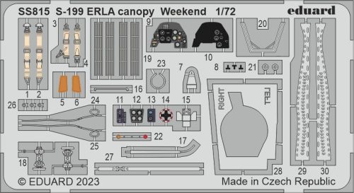 Eduard S-199 Erla canopy Weekend (SS815)