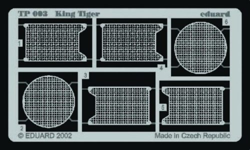 Eduard Fotoätzsatz für King Tiger von Tamiya 1:35 (TP003)