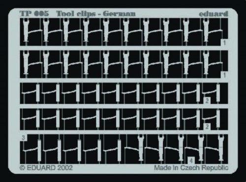 Eduard Tool clips-German 1:35 (TP005)