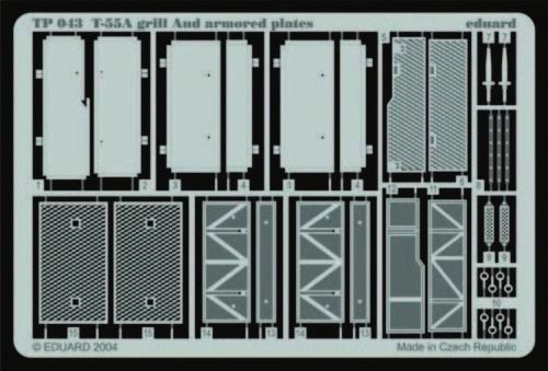 Eduard T-55A Grill and armored Plates 1:35 (TP043)