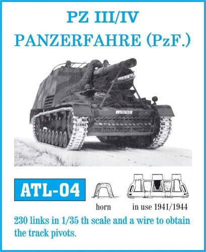 Friulmodel Tracks for Pz III (H-K) / Pz IV (E-J) 1:35 (ATL-004)