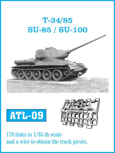 Friulmodel Tracks for T 34 / 85 Waffelmuster 1:35 (ATL-009)