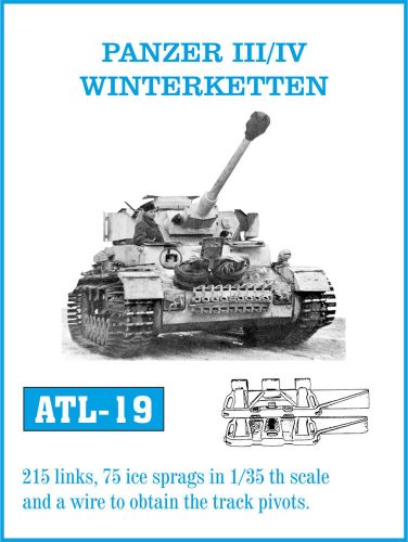 Friulmodel Tracks for Pz III / IV Ostkette mit separaten Greifern mit separaten Greifern 1:35 (ATL-019)