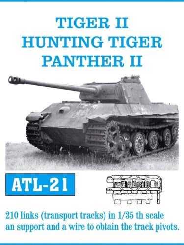 Friulmodel Tracks for Tiger II Transportkette / Panther II 1:35 (ATL-021)