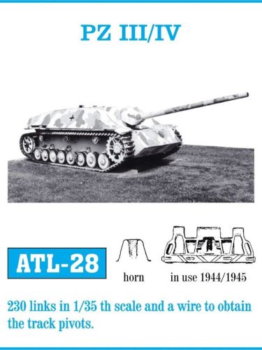 Friulmodel Tracks for Pz.Kmpfw III/IV 1:35 (ATL-028)