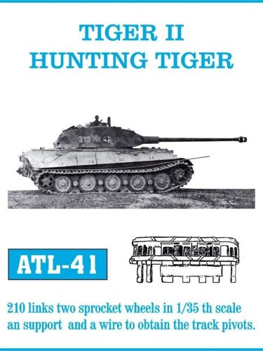 Friulmodel Tracks for Tiger II Hunting Tiger. Early Model 1:35 (ATL-041)